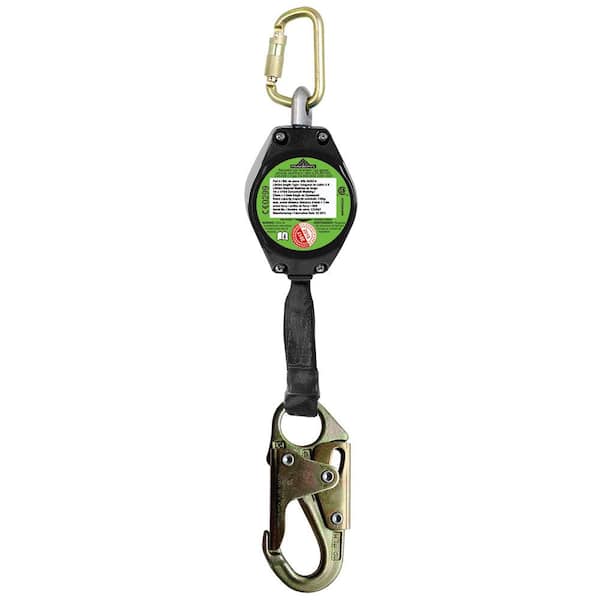 PeakWorks Leading Edge 6 ft. Self Retracting Lifeline Webbing Snap Hook