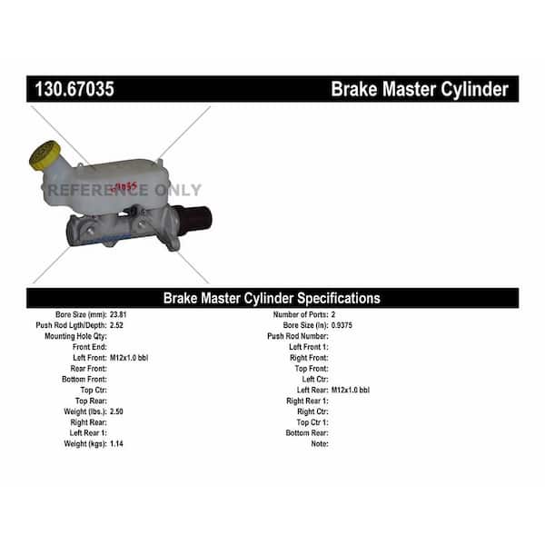 Centric Parts Brake Master Cylinder