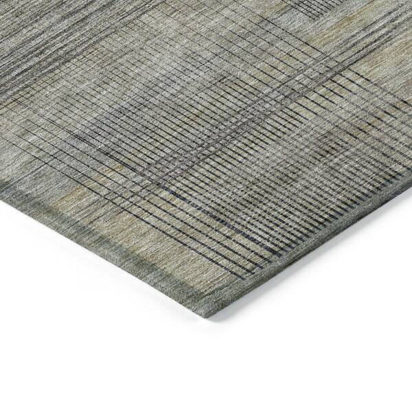 Chantille Machine Washable Indoor/Outdoor Abstract ACN820 Khaki 2 ft. 6 in. x 3 ft. 10 in. Area Rug