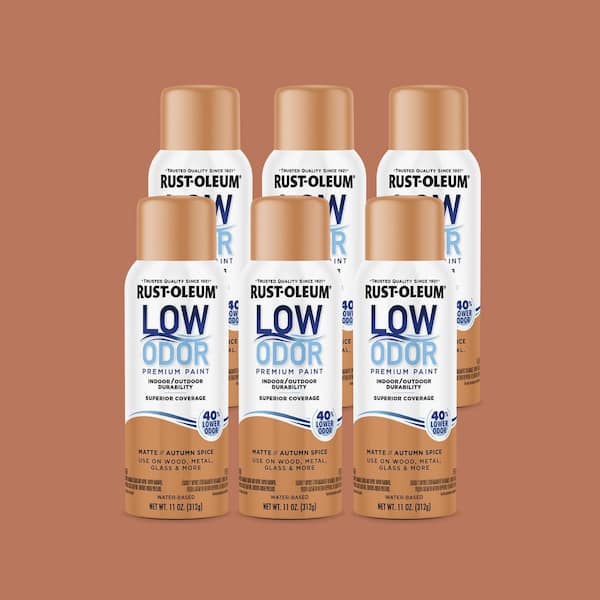 Rust-Oleum Low Odor 11 oz. Matte Autumn Spice Low Odor Water-Based ...