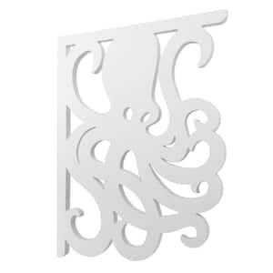 16 in. Paintable PVC Decorative Octopus Mailbox or Porch Bracket