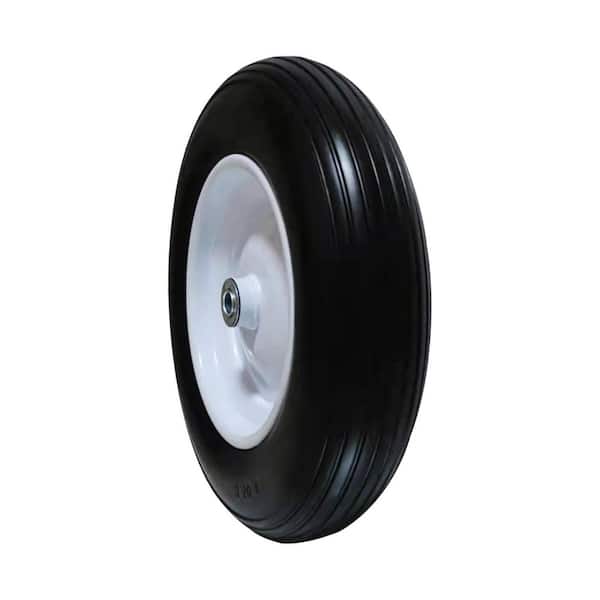 Ogracwheel 13 in. Flat Free Replacement Wheel for Garden Equipment