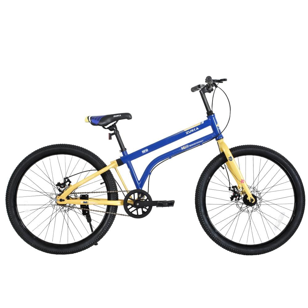Blue 24 Inch Single Speed Teen Bike with Dual Disc Brakes , Lightweight Steel Frame price history on PriceWatchPro