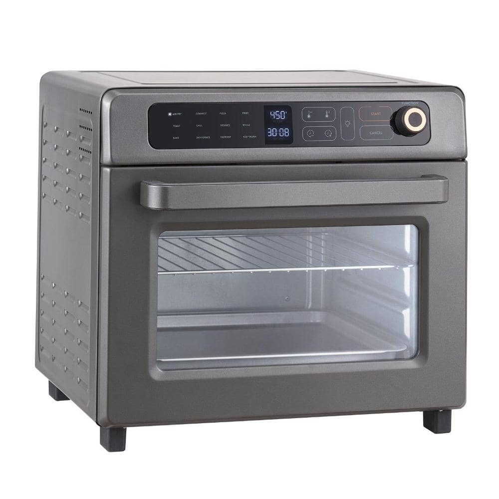 "25L Air Fryer Toaster Oven, 12-in-1 Convection, 1700W, Fits 12 Slices & 12"" Pizza, Includes Grill Pan Gloves" price history on PriceWatchPro