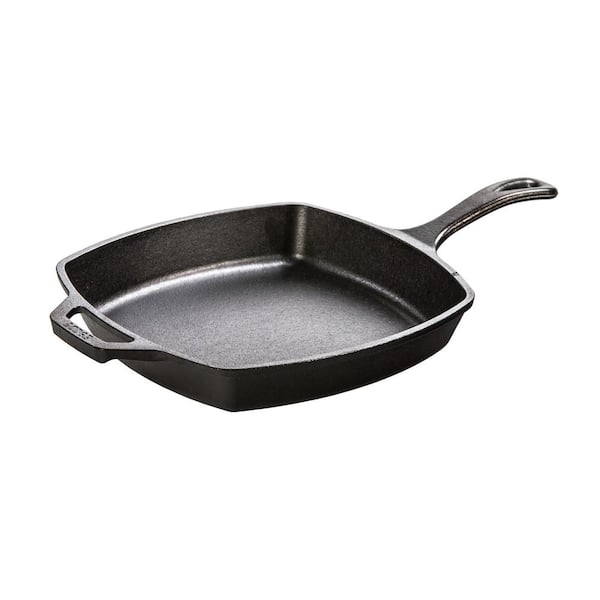 Lodge 10.5 in. Cast Iron Skillet in Black L8SQ3 - The Home Depot