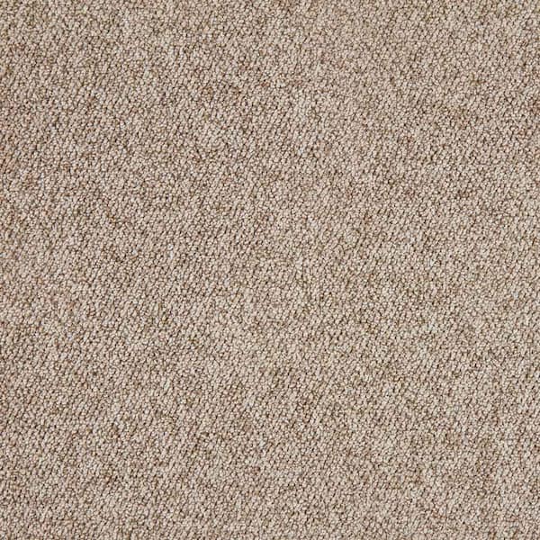 Hanville  - Tender Moment - Beige 27 oz. SD Polyester Loop Installed Carpet