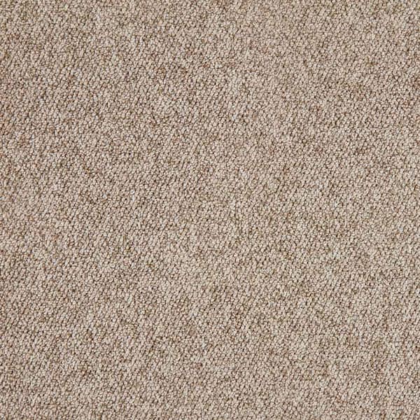 TrafficMaster Hanville  - Tender Moment - Beige 27 oz. SD Polyester Loop Installed Carpet