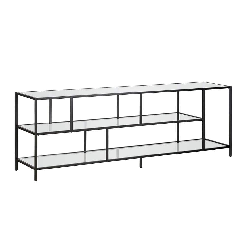 Meyer&Cross Winthrop 70 in. Blackened Bronze Rectangle TV Stand Fits TV ...