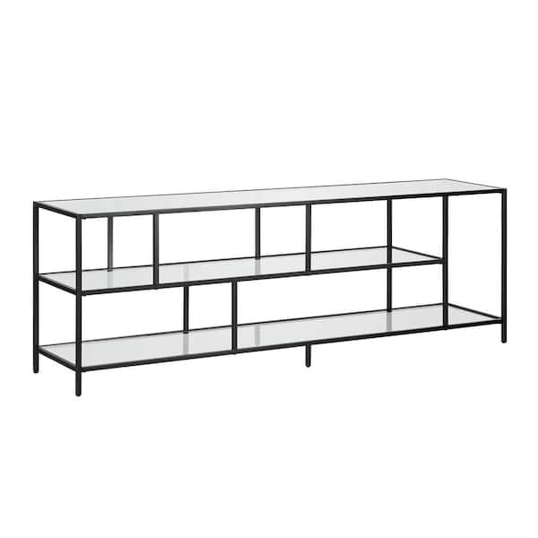 Meyer&Cross Winthrop 70 in. Blackened Bronze Rectangle TV Stand Fits TV's up to 80 in.