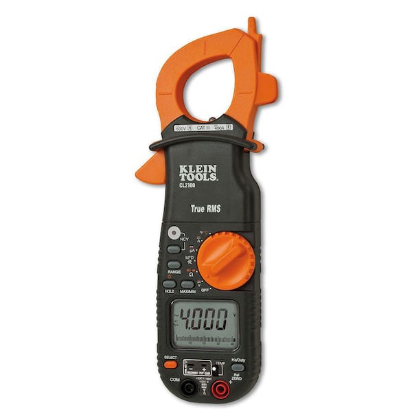 Klein Tools 400A AC/DC TRMS Clamp with Temperature