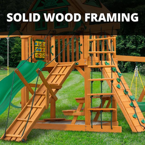 Frontier Treehouse Swing Set Gorilla Playsets