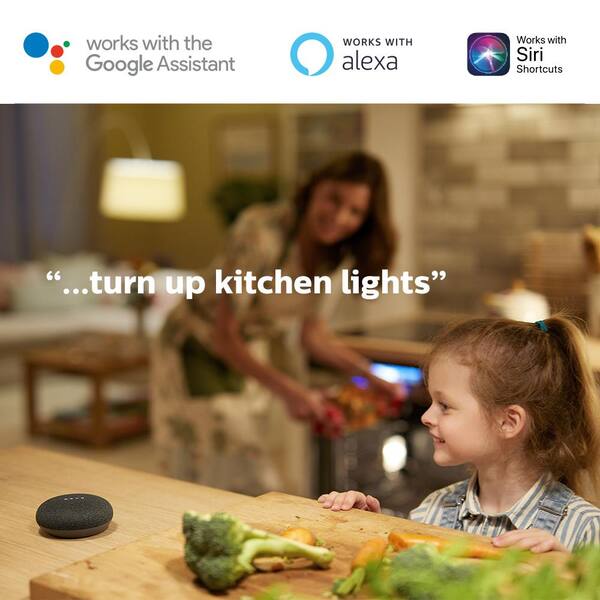 Philips Soft White G25 LED 40-Watt Equivalent Dimmable Smart Wi-Fi Wiz Connected Wireless Light Bulb (2-Pack)