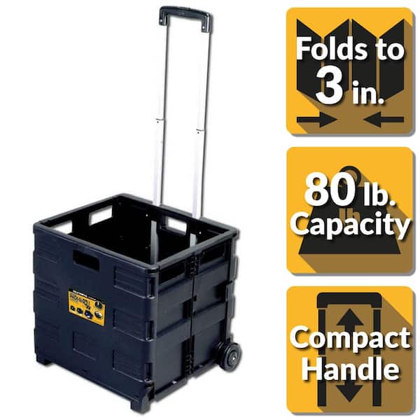 OLYMPIA Grand Pack-N-Roll 18 in. Folding Utility Cart