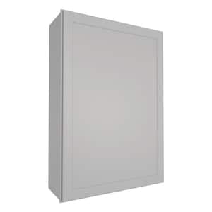 Dove Painted Shaker Style Ready to Assemble Wall Cabinet 21 in. W x 42 in. H x 12 in.