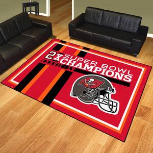 FANMATS Orange 2 ft. 3 in. Round Tampa Bay Buccaneers Vintage Area Rug  32676 - The Home Depot