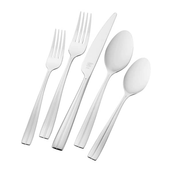 Constance 42-Pieces Service for 8 18/10 Stainless Steel Flatware Set