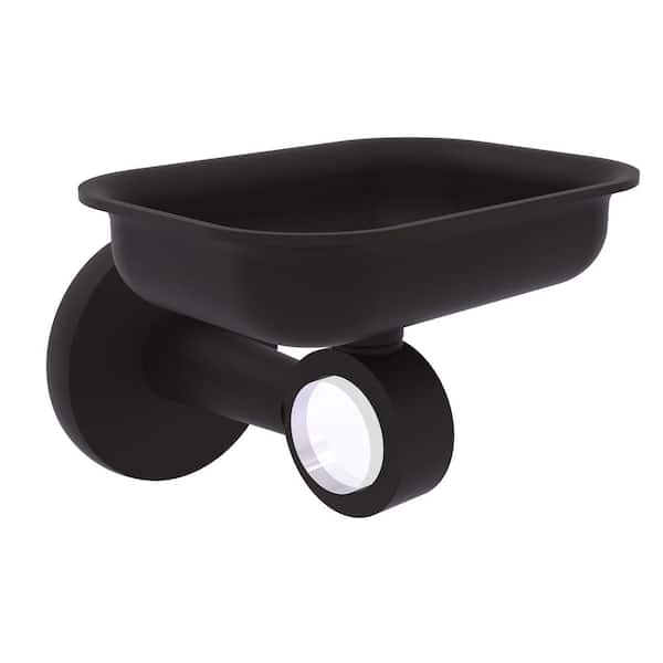 Allied Brass Clearview Collection Wall Mounted Soap Dish Holder in Oil Rubbed Bronze