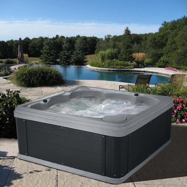 AquaLife Inland 6-Person 24-Jet 120-Volt Lounger Hot Tub