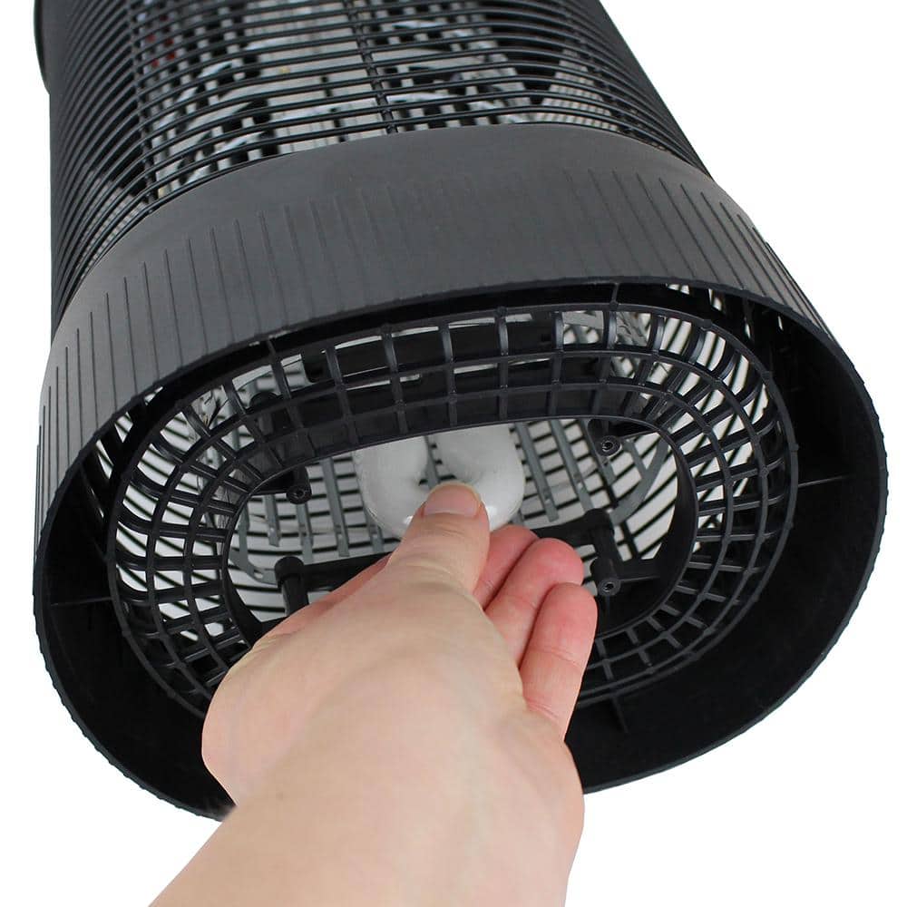 Dynazap Black Electric Outdoor Bug Zapper with UV Light
