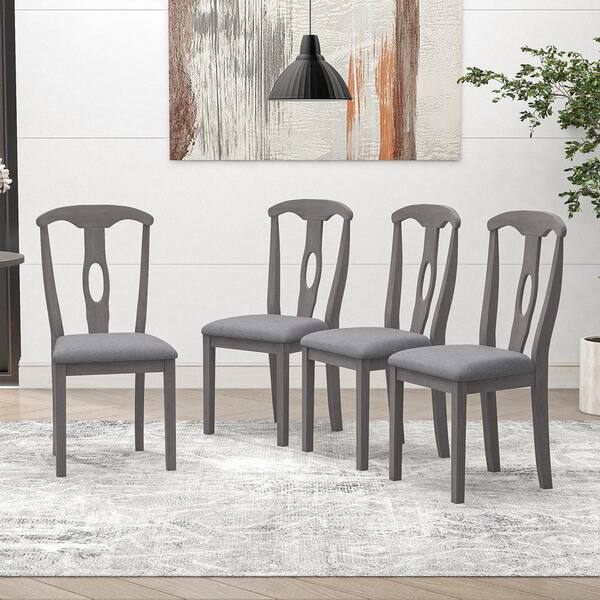 grey rustic dining chairs