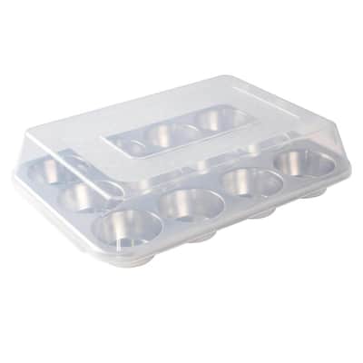 12-Cup Muffin Pan with High-Domed Lid