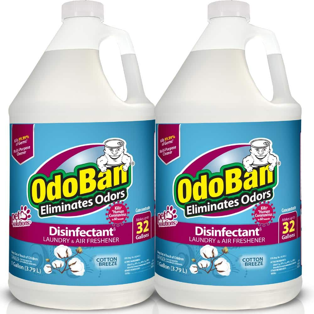 OdoBan 1 Gal. Cotton Breeze Disinfectant And Odor Eliminator, Mold ...