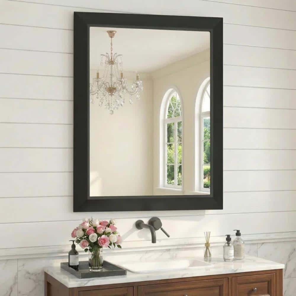 Belveled Edged Accent Rectangular Bathroom Wall Mirror price history on PriceWatchPro