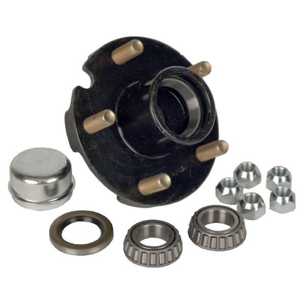 Martin Wheel 5-Bolt Hub Repair Kit for 1 in. Axle Pressed Stud for Trailers