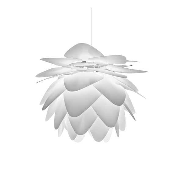 Unbranded Pineapple Leaf 1-Light White Pendant