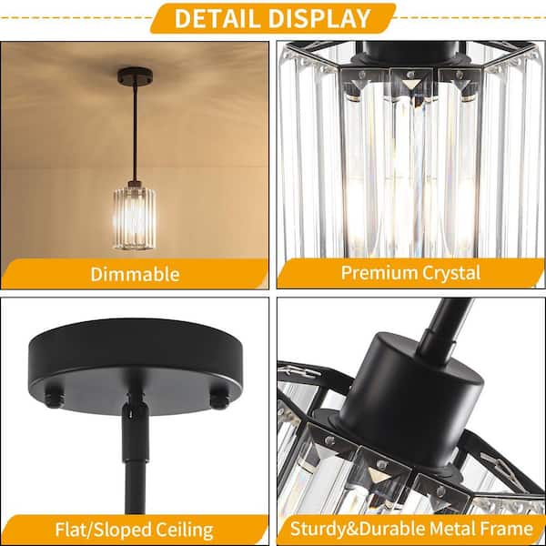 3個】KSIHIMA PENDANT LIGHT GEM-6961 Black 3個】KSIHIMA PENDANT