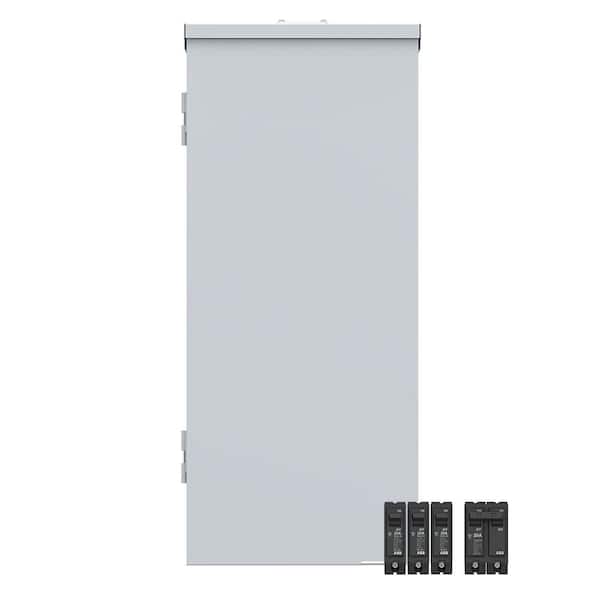 150 Amp 30-Space 60-Circuit Main Breaker Outdoor Plug-On Neutral Load Center Value Pack (PAM3015RPA)