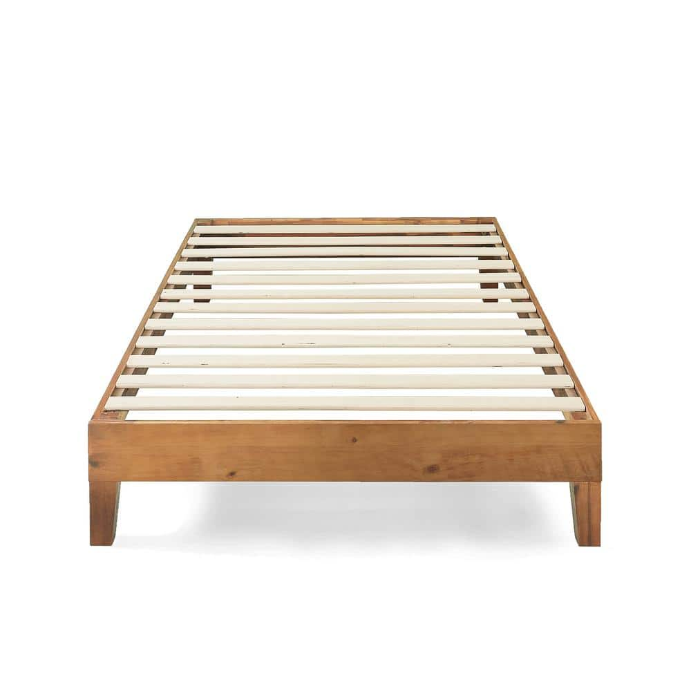 Mellow Naturalista Grand 12 in. Natural Pine Twin Solid Wood Platform ...