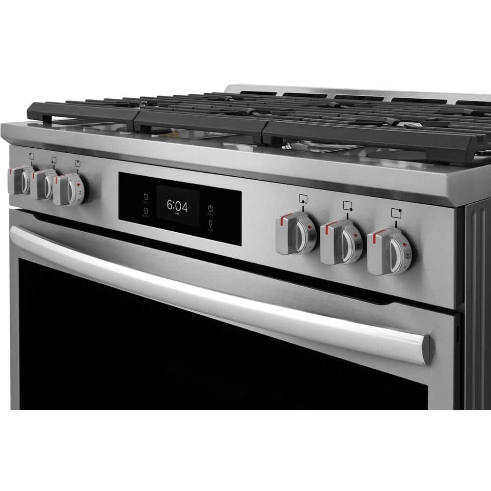 36" Stainless Steel Dual-Fuel Convection Range with Air Fry