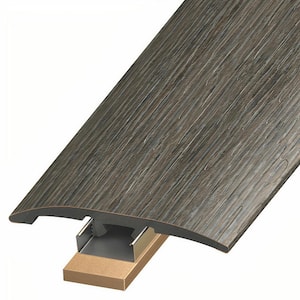 Garrison 1/4 in. Thick x 2 in. Width x 94 in. Length 3-in-1 T-Mold, Reducer, and End Cap Vinyl Molding