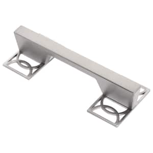 Symone 3-3/4 in. (96 mm) Center-to-Center Satin Nickel Cabinet Bar Pull