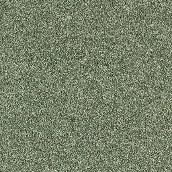 Lifeproof with Petproof Technology 8 in. x 8 in. Texture Carpet Sample - Cleoford -Color Leprechaun