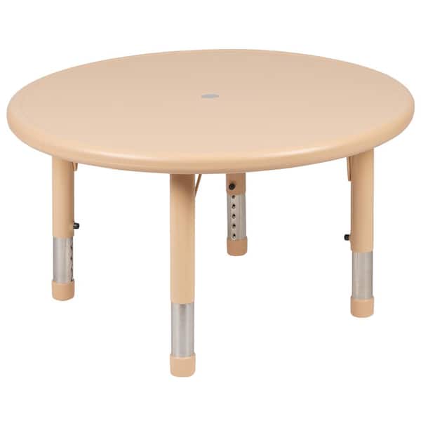 Carnegy Avenue Natural Kids Table And, Round Toddler Table