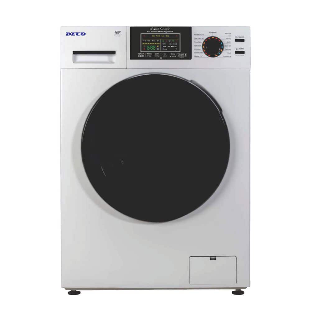 2.47 cu. ft. Electric All-in-One Washer Dryer Combo in White with 1400 RPM, 110-Volt and 26 lbs. Capacity