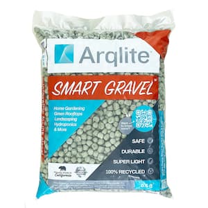 Smart Gravel Hydroponic Growth Media - Dust-Free, Reusable Substrate for Hydroponics and Aeroponics (0.5 cu. ft. Bag)