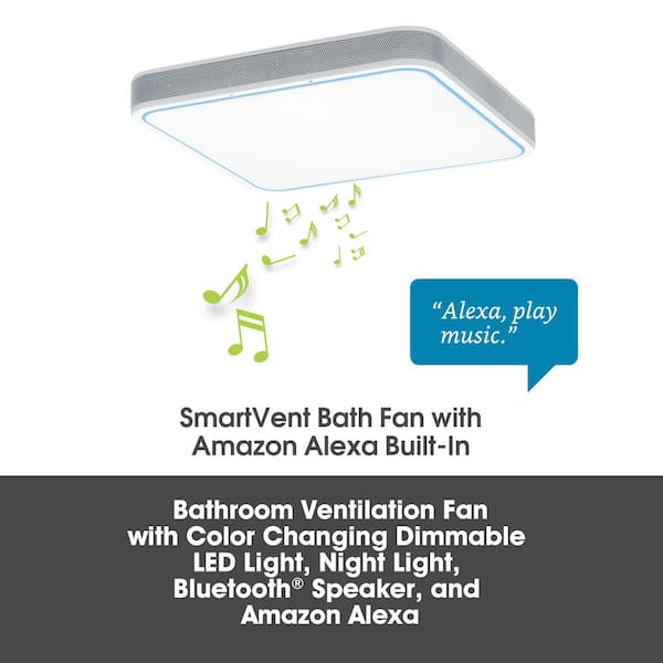 bathroom exhaust fan bluetooth home depot