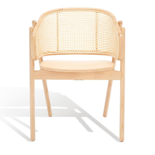 SAFAVIEH Emmy Natural 17.8 in. Wood Dining Chair
