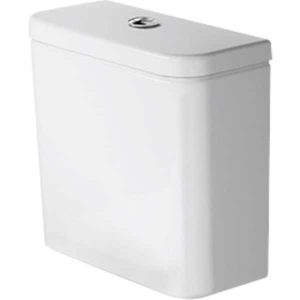 Duravit 1.6/0.8 GPF Dual Flush Toilet Tank Only in White