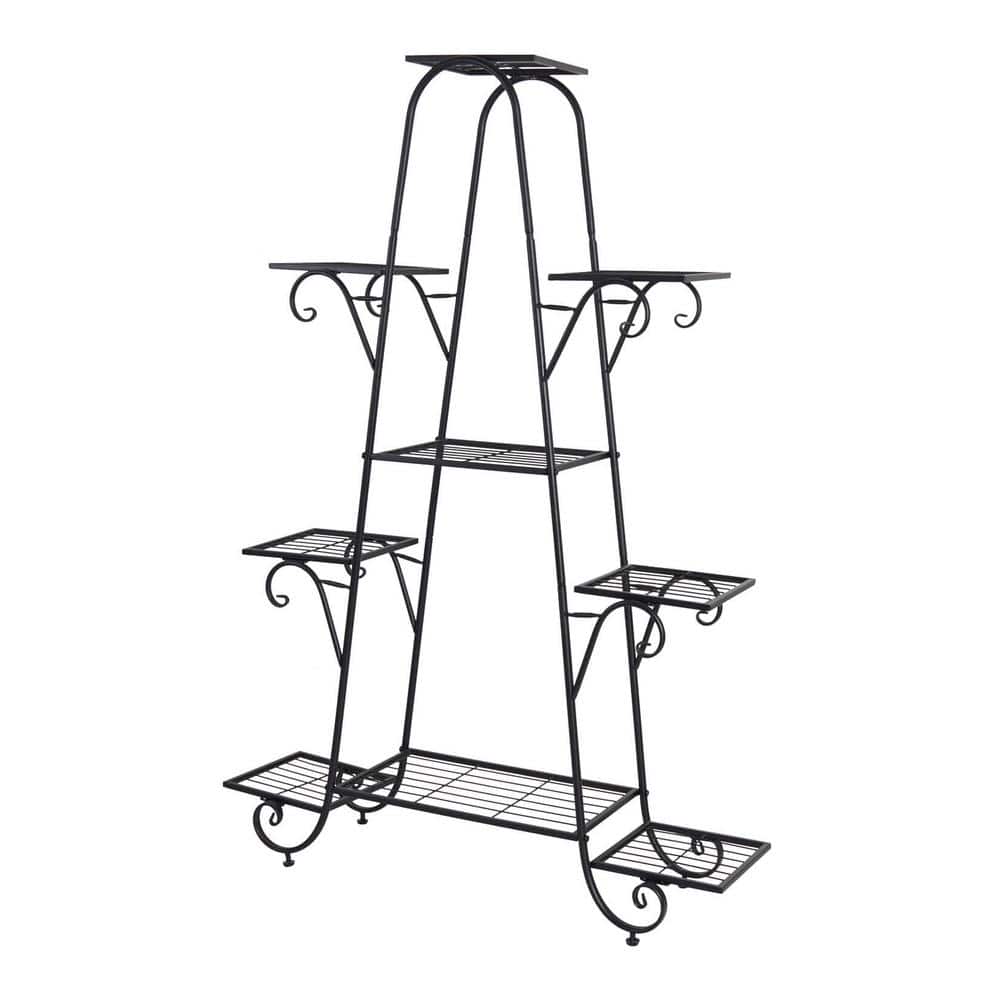 50.6 in. x 36.5 in. x 9.8 in. Indoor Metal Plant Stand Planter Storage Rack Potted Plant Shelf Display Holder 9-Tier price history on PriceWatchPro