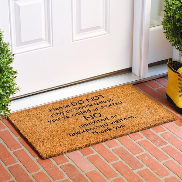 Calloway Mills Please Do Not 24 in. x 36 in. Door Mat 108442436