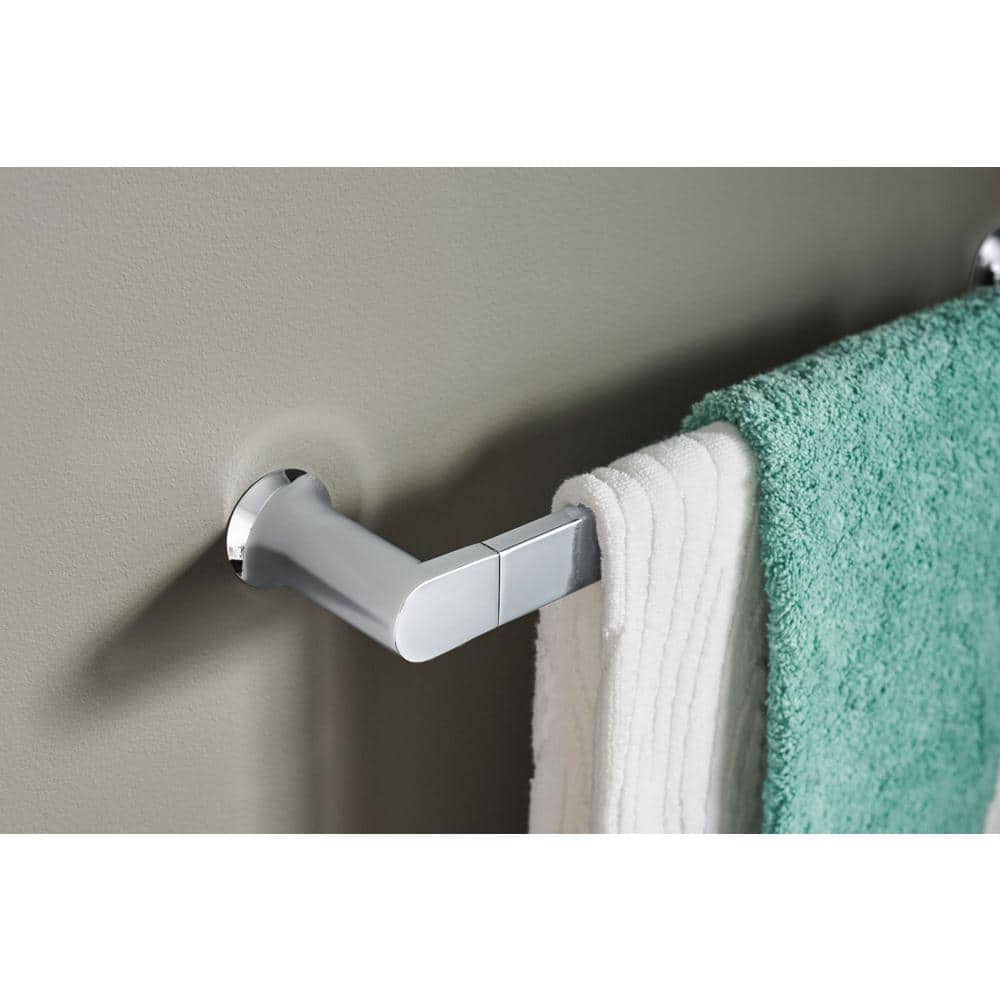 Moen Genta 24-Inch Chrome Wall Mounted Towel Bar