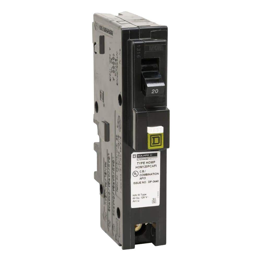 Homeline 20 Amp Single-Pole Plug-On Neutral Combination Arc Fault Circuit Breaker (6-Pack) price history on PriceWatchPro