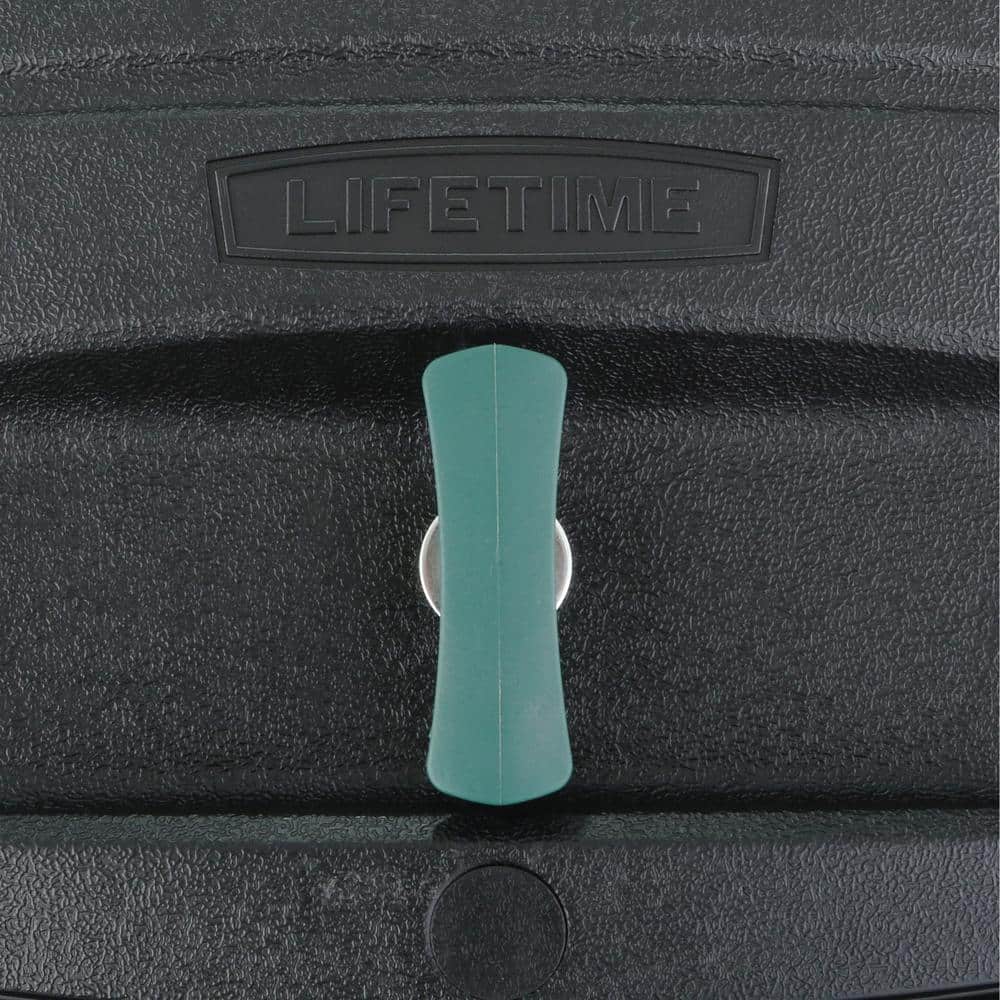 100 Gallon Black Polyethylene Dual Bin Outdoor Compost Tumbler