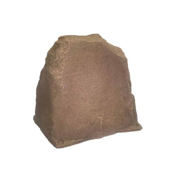 Dekorra 24 in.x20 in.x24 in. Medium Burgundy Fake Rock Cover for Concealing & Protecting Well Casings Backflow & Utility Devices