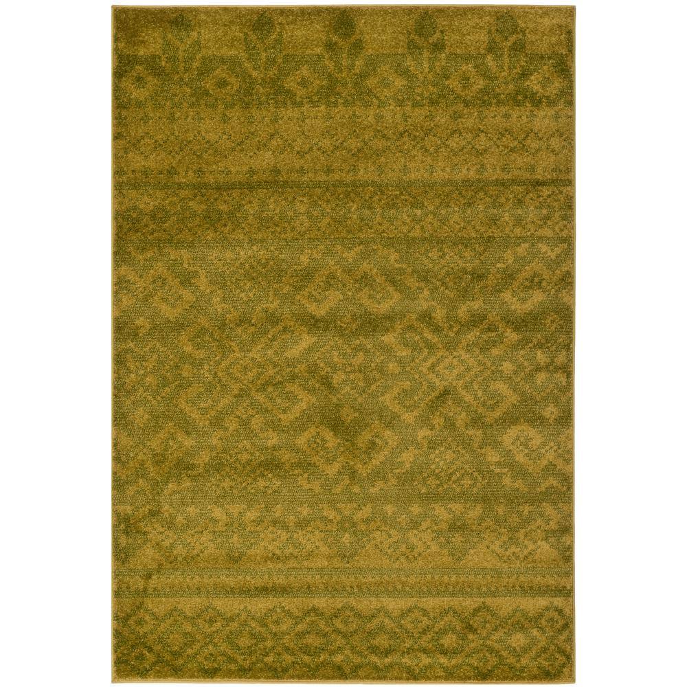 Safavieh Adirondack Green/Dark Green 4 ft. x 6 ft. Area Rug-ADR107D-4 ...