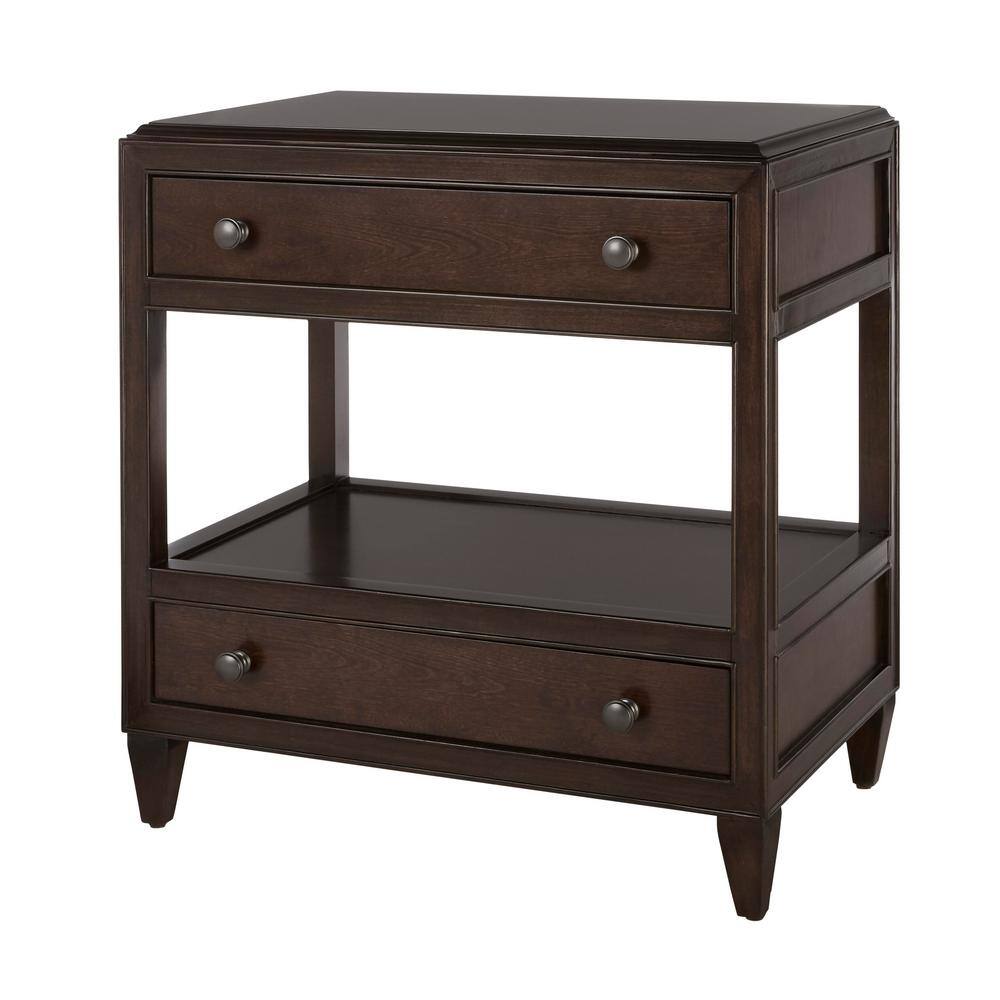 chocolate nightstand